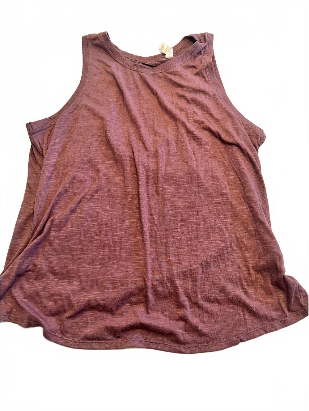 Balance Collection Women's Purple Sleeveless Tank Top XL